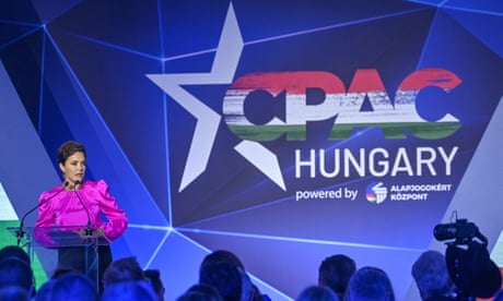 Rightwingers praise free speech at CPAC Hungary � then eject Guardian journalist