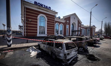 Russia accused of ‘monstrous’ war crime in Kramatorsk station attack