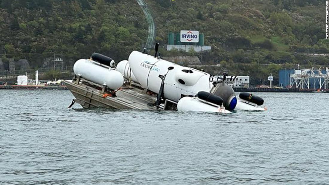 Search for manned submersible focuses on area where banging sounds were detected