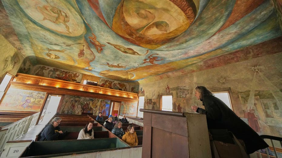 Secret 'Sistine Chapel' decked out with frescos in unlikely location