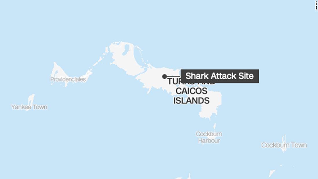 Shark attacks American tourist in Turks and Caicos, police say