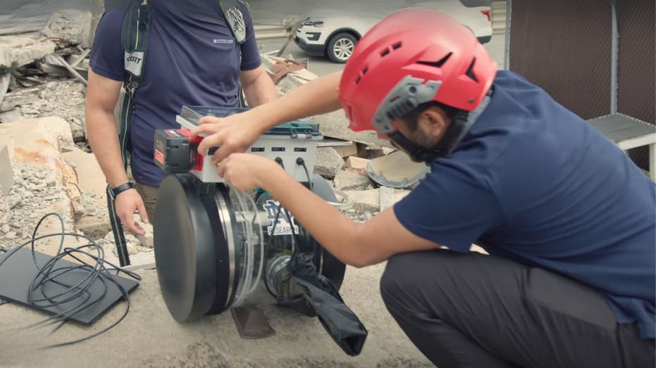 Soft vine-like robot helps rescuers find survivors