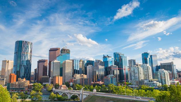 Summer Time In Calgary, Canada