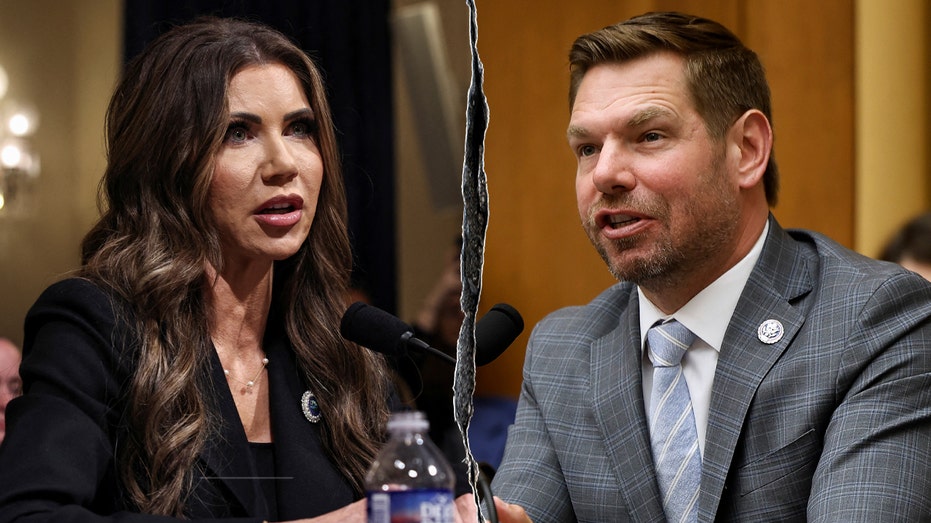 Swalwell warns Noem he has 'bulls--- detector' during heated exchange about Abrego Garcia