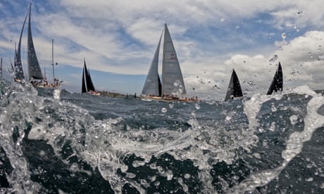 Sydney to Hobart yacht race: Black Jack leads in battle for line honours as 21 boats retire