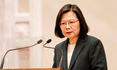 Taiwan president heads to Latin America after partners switch ties to China