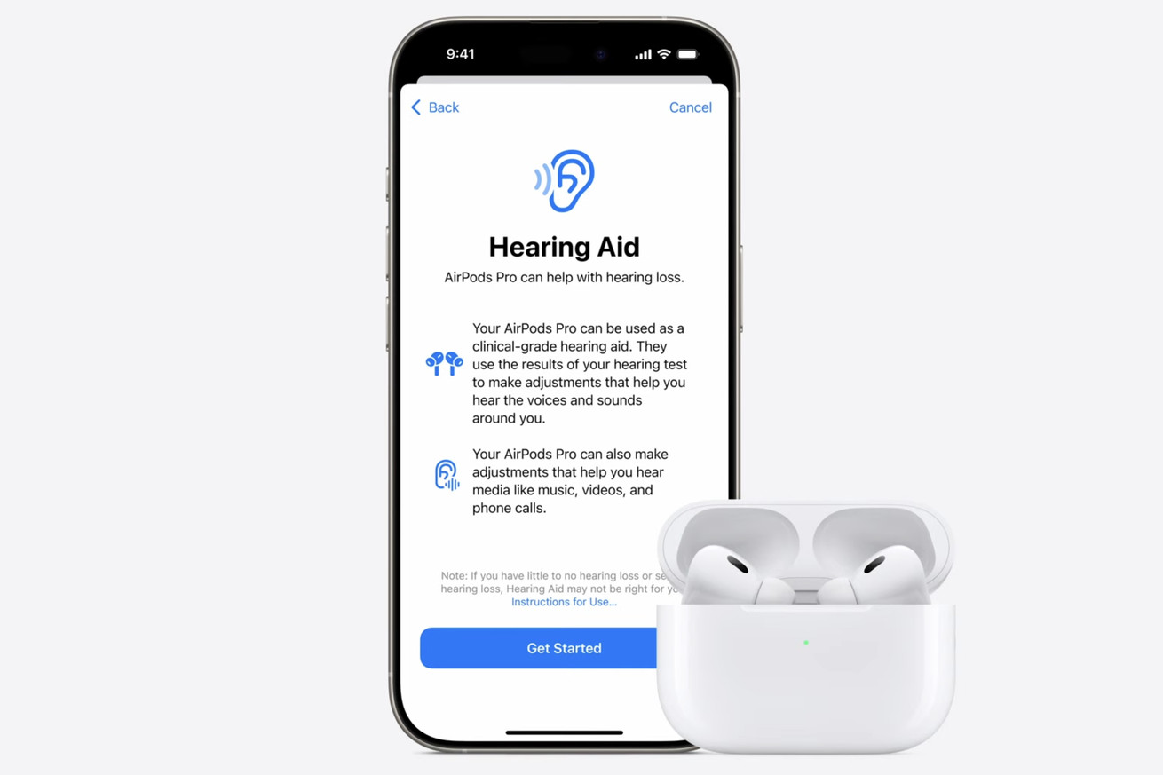 The AirPods Pro 2 will soon double as hearing aids