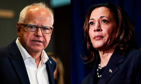 The Guardian view on Kamala Harris’s vice-presidential pick: Tim Walz is a smart choice for Democrats | Editorial