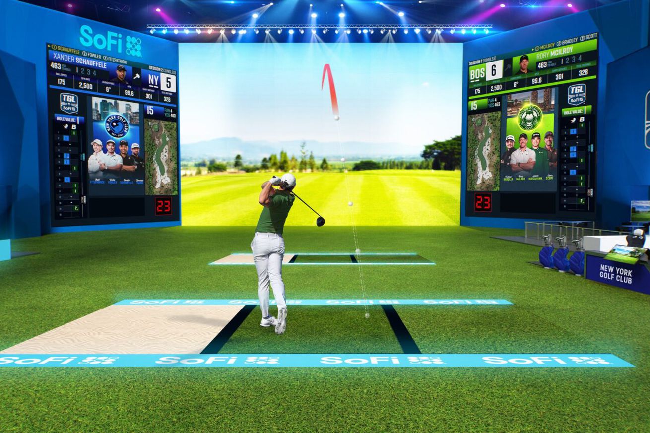 Tiger Woods’ new tech golf league brings big screens to the green in January