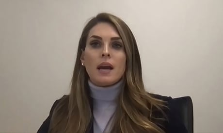 Trump aide Hope Hicks texted ‘we look like domestic terrorists’ on January 6