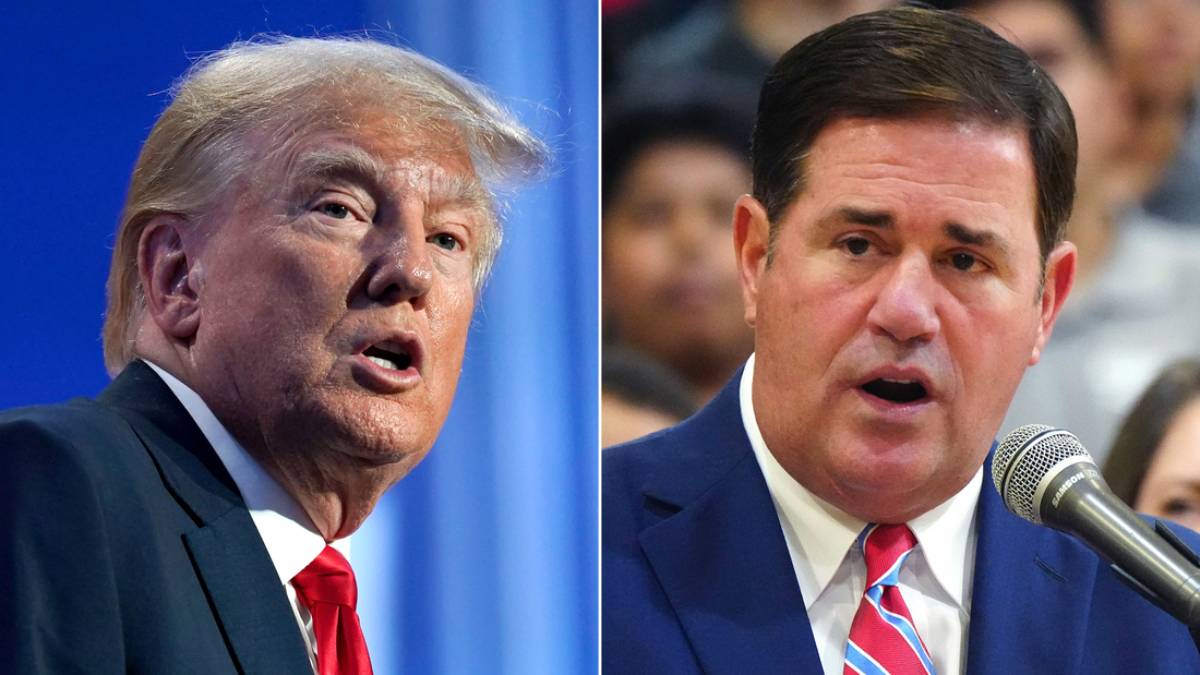 Trump pressured Arizona governor after 2020 election to help overturn his defeat