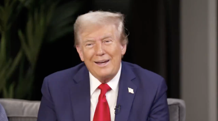 Trump Rips Biden On Comedy Podcast, Makes Liberal Hosts Explode In Laughter