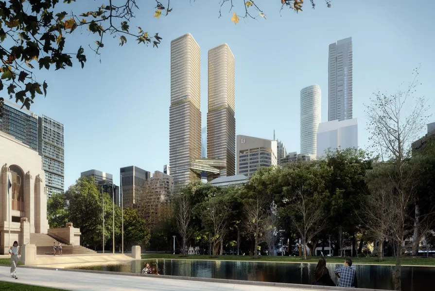 Twin towers set to transform Sydney