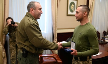 Ukraine gives medal to soldier who told Russian warship to ‘go fuck yourself’