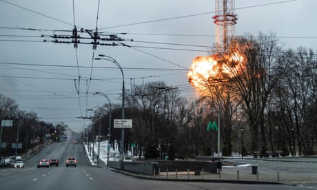 Ukraine says Russia targeting civilians as missiles hit Kyiv TV tower