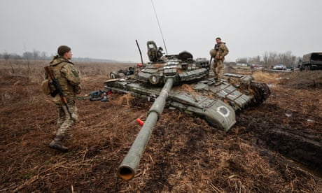 Ukrainian children used as ‘human shields’ near Kyiv, say witness reports