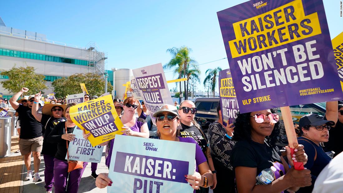 Union workers reach a tentative deal with Kaiser Permanente after the largest-ever US health care strike