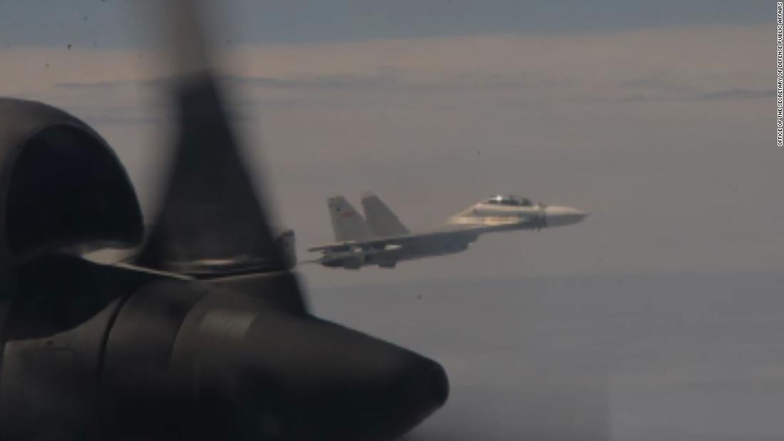 US accuses China of 'coercive and risky' behavior in the air over the Pacific