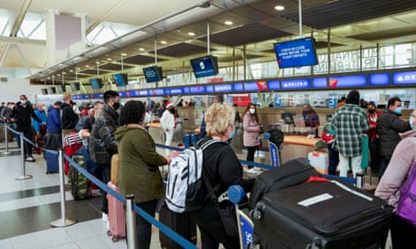 US airlines cancel more flights as Covid threatens holiday celebrations