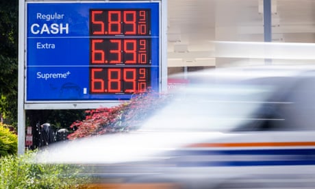 US gas prices rise to a record $5 a gallon but Biden hedges on Saudi Arabia visit