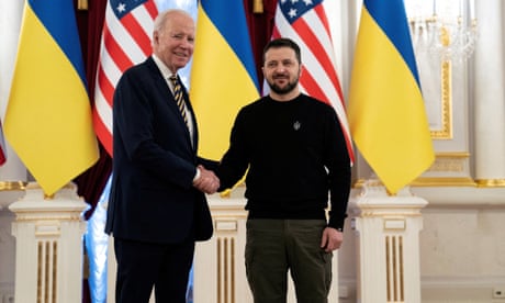 US informed Russia of Joe Biden’s Kyiv visit hours before departure