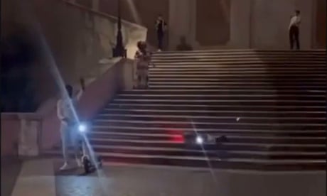 US tourist throws scooter down Rome’s Spanish Steps, causing €25,000 damage