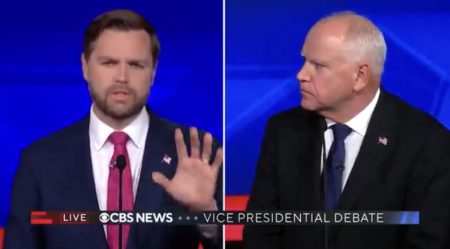 WATCH: J.D. Vance Shuts Down Tim Walz With Brilliant Response To First Debate Question