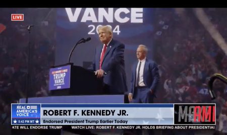 WATCH: RFK Jr. Joins Trump On Stage Just Hours After Endorsing His Campaign