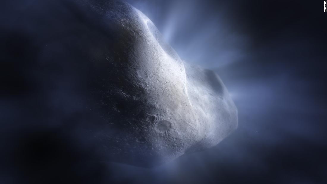 Webb telescope spots water in rare comet