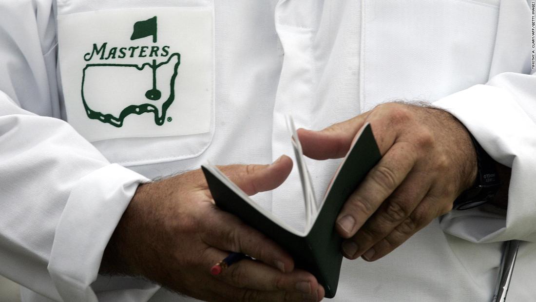 Why caddies wear white jumpsuits at the Masters