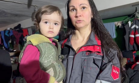 Women and children beg for help in video from besieged Mariupol steel factory